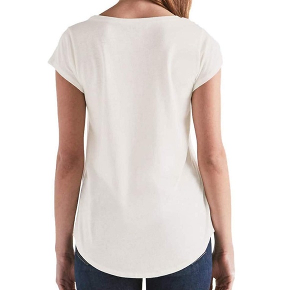 Lucky Brand Ladies' Graphic Tee  White - Picture 2 of 4